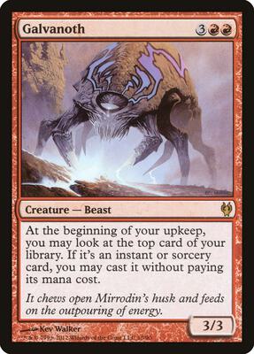 Galvanoth card from Duel Decks: Izzet vs. Golgari