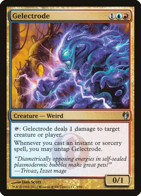 Gelectrode card from Duel Decks: Izzet vs. Golgari