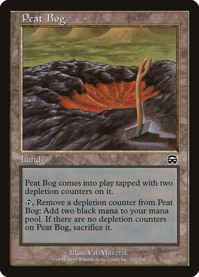 Peat Bog card from Mercadian Masques