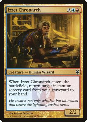 Izzet Chronarch card from Duel Decks: Izzet vs. Golgari