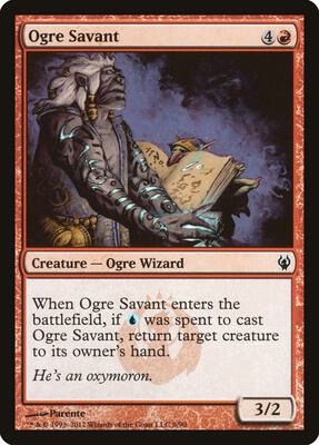 Ogre Savant card from Duel Decks: Izzet vs. Golgari