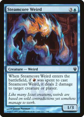 Steamcore Weird card from Duel Decks: Izzet vs. Golgari
