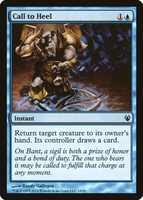 Call to Heel card from Duel Decks: Izzet vs. Golgari