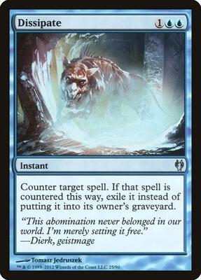 Dissipate card from Duel Decks: Izzet vs. Golgari