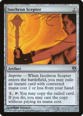 Isochron Scepter card from Duel Decks: Izzet vs. Golgari