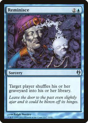 Reminisce card from Duel Decks: Izzet vs. Golgari