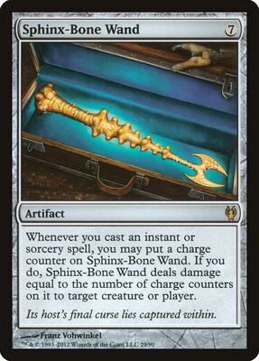 Sphinx-Bone Wand card from Duel Decks: Izzet vs. Golgari