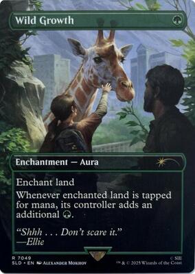 Wild Growth card from Secret Lair Drop Series