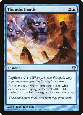 Thunderheads card from Duel Decks: Izzet vs. Golgari