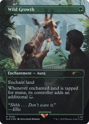 Wild Growth (Rainbow Foil) card from Secret Lair Drop Series