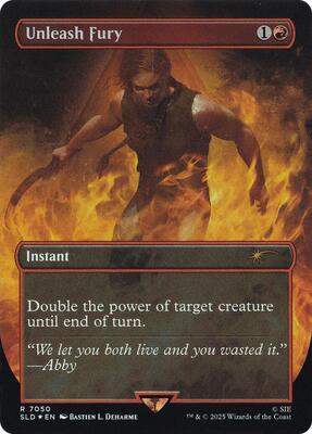 Unleash Fury (Rainbow Foil) card from Secret Lair Drop Series
