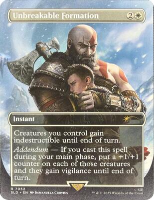 Unbreakable Formation (7052) card from Secret Lair Drop Series