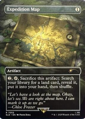 Expedition Map card from Secret Lair Drop Series