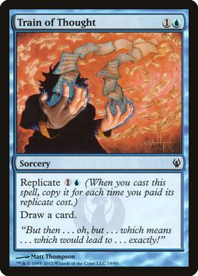 Train of Thought card from Duel Decks: Izzet vs. Golgari