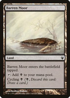 Barren Moor card from Duel Decks: Izzet vs. Golgari
