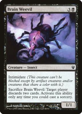 Brain Weevil card from Duel Decks: Izzet vs. Golgari