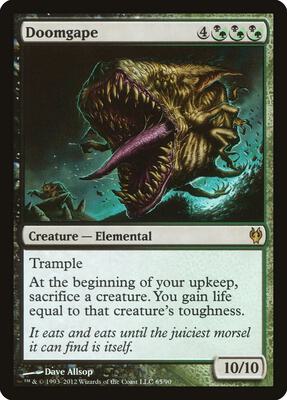 Doomgape card from Duel Decks: Izzet vs. Golgari