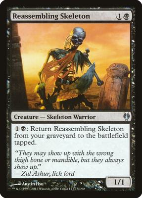 Reassembling Skeleton card from Duel Decks: Izzet vs. Golgari
