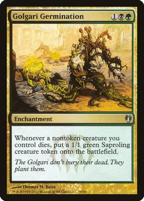 Golgari Germination card from Duel Decks: Izzet vs. Golgari