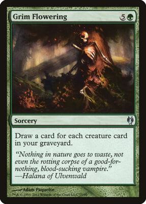 Grim Flowering card from Duel Decks: Izzet vs. Golgari