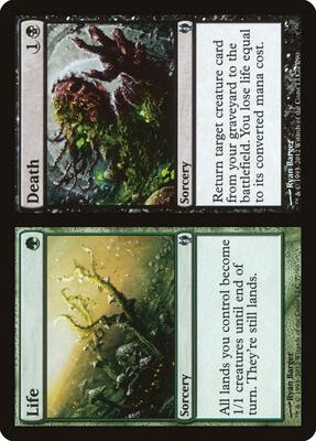 Life // Death card from Duel Decks: Izzet vs. Golgari
