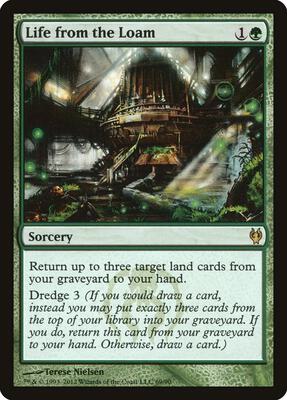 Life from the Loam card from Duel Decks: Izzet vs. Golgari