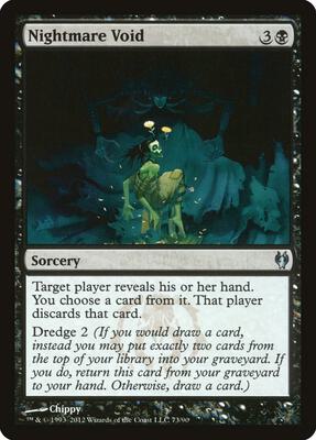 Nightmare Void card from Duel Decks: Izzet vs. Golgari