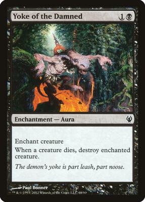 Yoke of the Damned card from Duel Decks: Izzet vs. Golgari