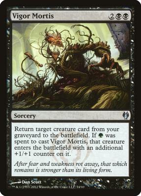 Vigor Mortis card from Duel Decks: Izzet vs. Golgari