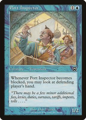 Port Inspector card from Mercadian Masques