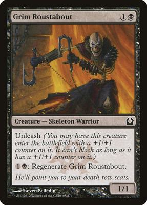 Grim Roustabout card from Return to Ravnica