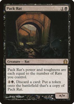 Pack Rat card from Return to Ravnica