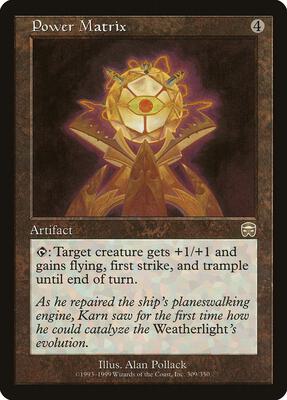 Power Matrix card from Mercadian Masques
