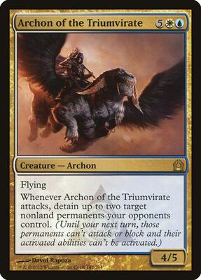 Archon of the Triumvirate card from Return to Ravnica