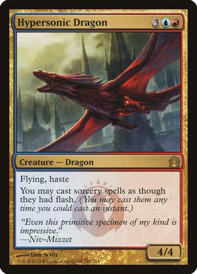 Hypersonic Dragon card from Return to Ravnica