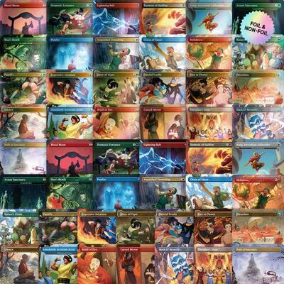 Secret Lair x Avatar: The Last Airbender Superdrop: Master Of All Elements Everything Bundle card from Secret Lair Drop Series
