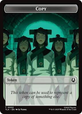 Copy (0002) // Soldier (0011) Double-Sided Token card from Avatar: The Last Airbender