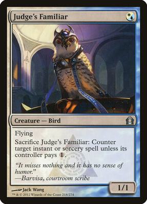 Judge's Familiar card from Return to Ravnica