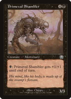 Primeval Shambler card from Mercadian Masques