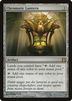 Chromatic Lantern card from Return to Ravnica