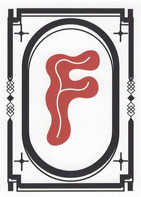 Letter Card - F card from Secret Lair Countdown Kit