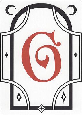 Letter Card - G card from Secret Lair Countdown Kit