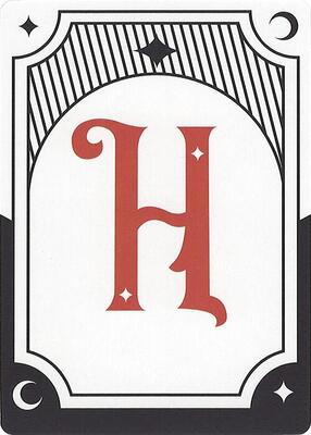 Letter Card - H card from Secret Lair Countdown Kit