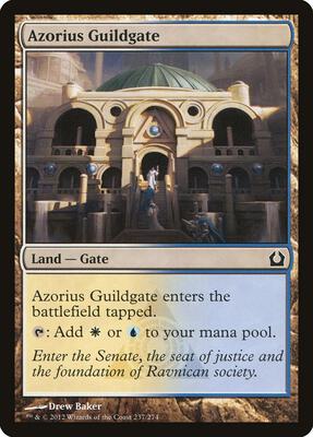 Azorius Guildgate card from Return to Ravnica