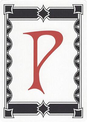Letter Card - P card from Secret Lair Countdown Kit