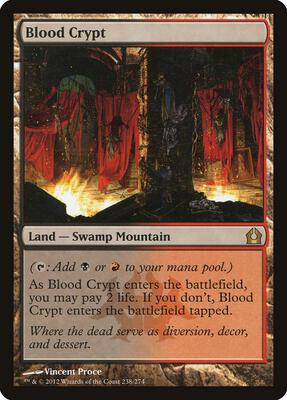 Blood Crypt card from Return to Ravnica