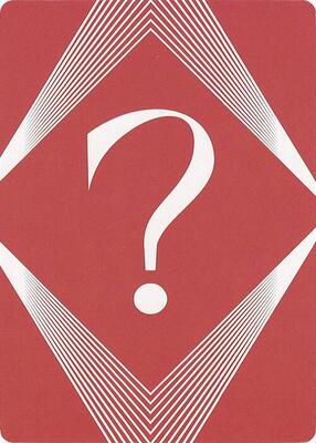Question Mark Insert Card card from Secret Lair Countdown Kit