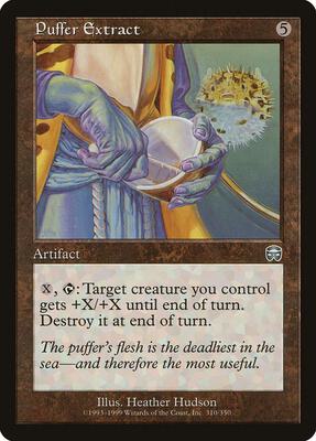 Puffer Extract card from Mercadian Masques