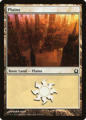 Plains (250) card from Return to Ravnica