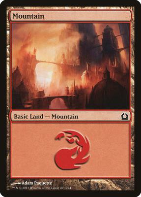 Mountain (267) card from Return to Ravnica